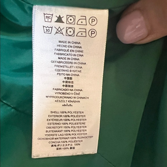 MICHAEL Michael Kors Emerald Quilted Vest with Gold Details Size XS - Picture 5 of 7